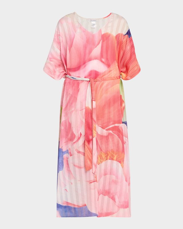 Artist Series Belted Kaftan Dress